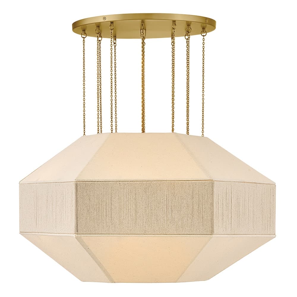Hinkley Lighting 47495 Lyla 6 Light 32" Wide Drum Chandelier with