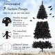 preview thumbnail 9 of 8, Gymax 6/7 FT Halloween Tree w/ 362/572 Branch Tips Frosted Pine