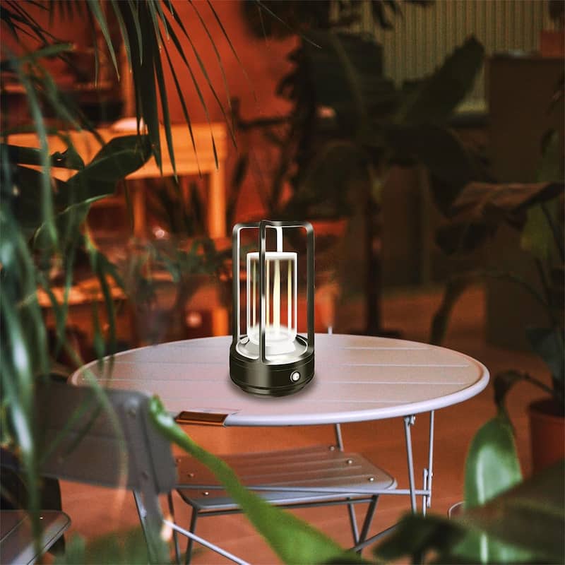 4000 mAh Rechargeable Outdoor Table Lamp Cordless