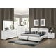 preview thumbnail 2 of 41, Jeremaine Bedroom Set with Plank Headboard White