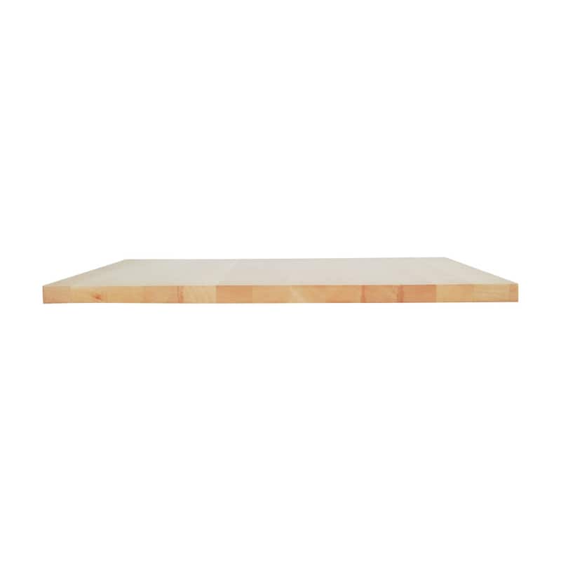 Commercial Solid Wood Tabletop with Support Bars for Indoor Use - 36"W x 36"D x 1.5"H
