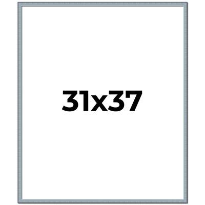 31x37 Frame Rustic Sky Blue Solid Wood Picture Frame | 0.75 Inch