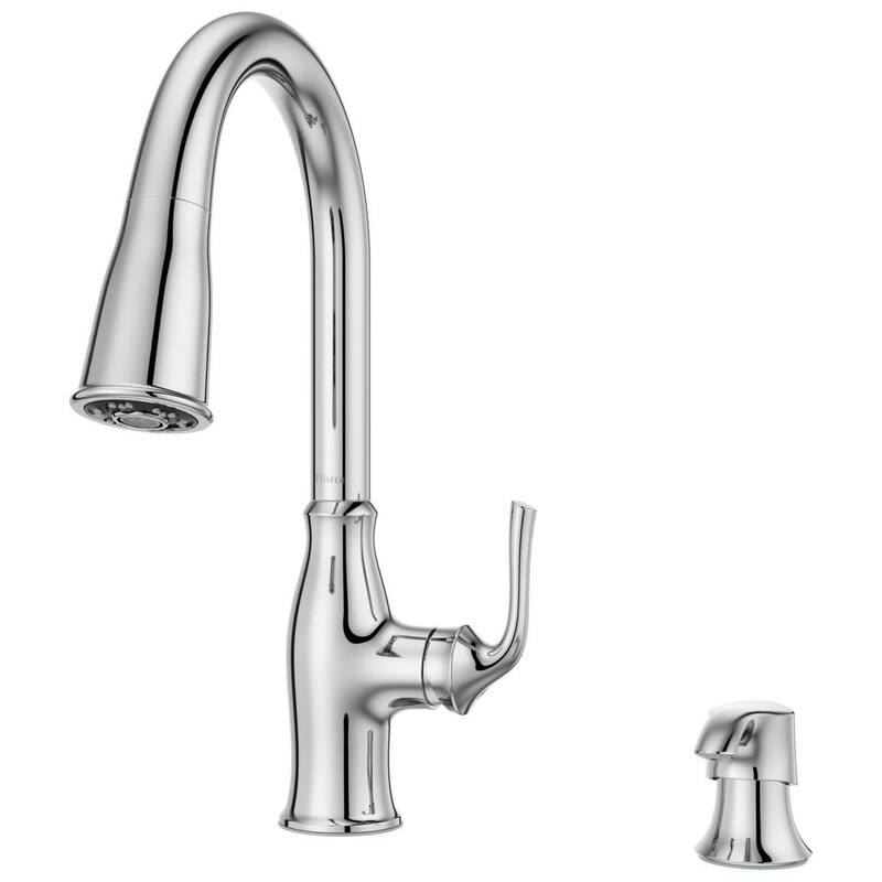 Pfister F-529-7RSSR Rosslyn 1.8 GPM Single Hole Pull Down Kitchen