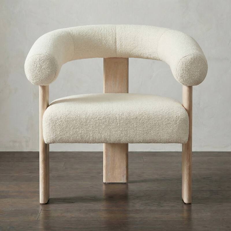Accent Chair/Armchair Living Room Chair with Solid Wood Frame
