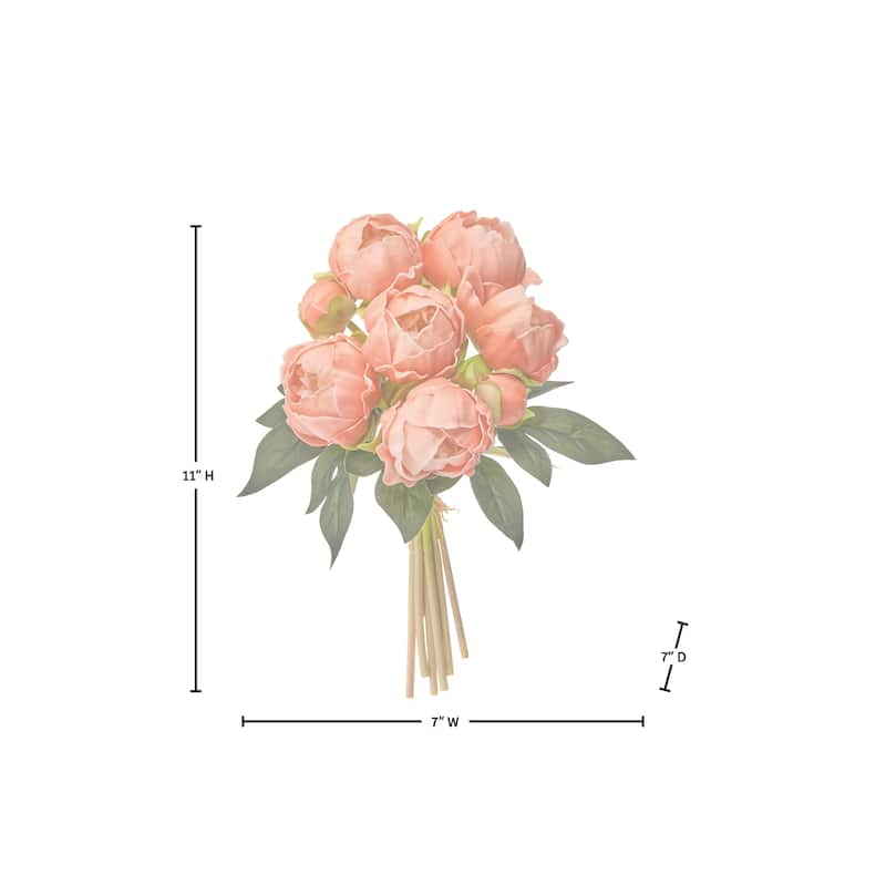 11" Pu Peony Bundle