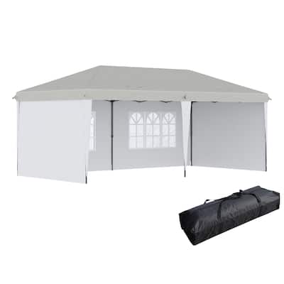 10' x 20' Pop Up Canopy Tent with 4 Sidewalls