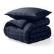 preview thumbnail 138 of 138, Bare Home Hypoallergenic Down Alternative Comforter Set Twin - Twin XL - Midnight/White