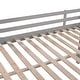 preview thumbnail 31 of 45, Full size Loft Bed Wood Bed with Slide, Stair and Chalkboard, White