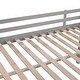 preview thumbnail 14 of 12, Modern and Playful Design Wood Loft Bed with Slide, Ladder and Chalkboard, Full size, Grey