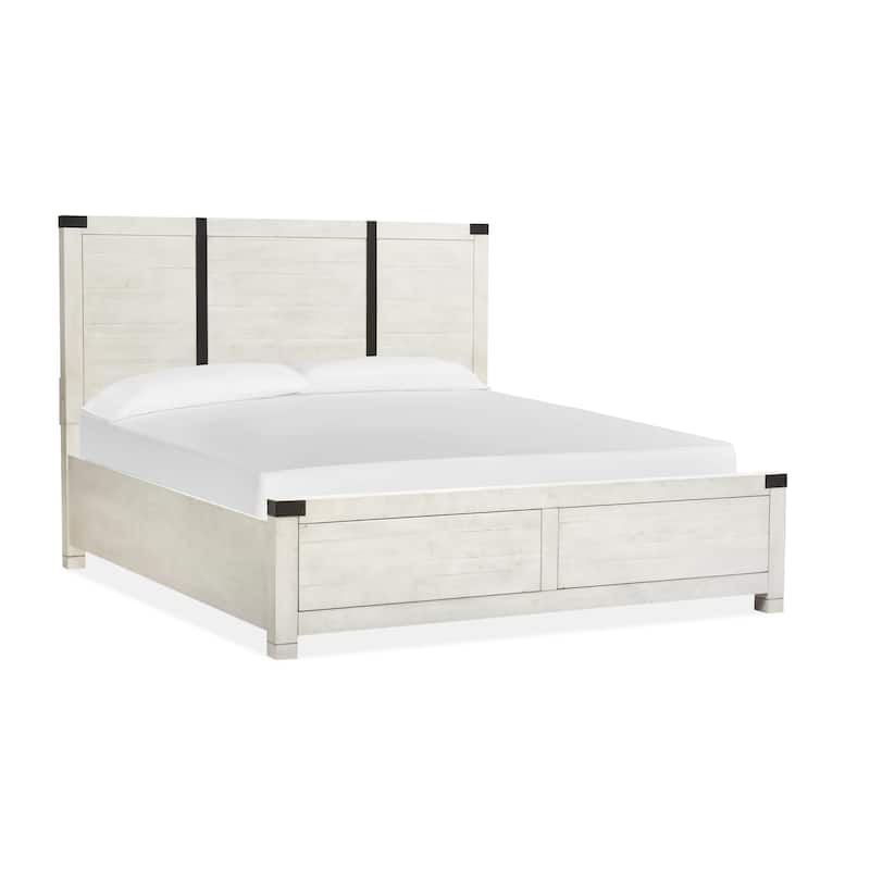 Magnussen Home Chesters Mill Alabaster Panel Bed - King
