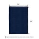 preview thumbnail 92 of 110, Deconovo Non Slip Chenille Striped Bath Mat Soft Durable