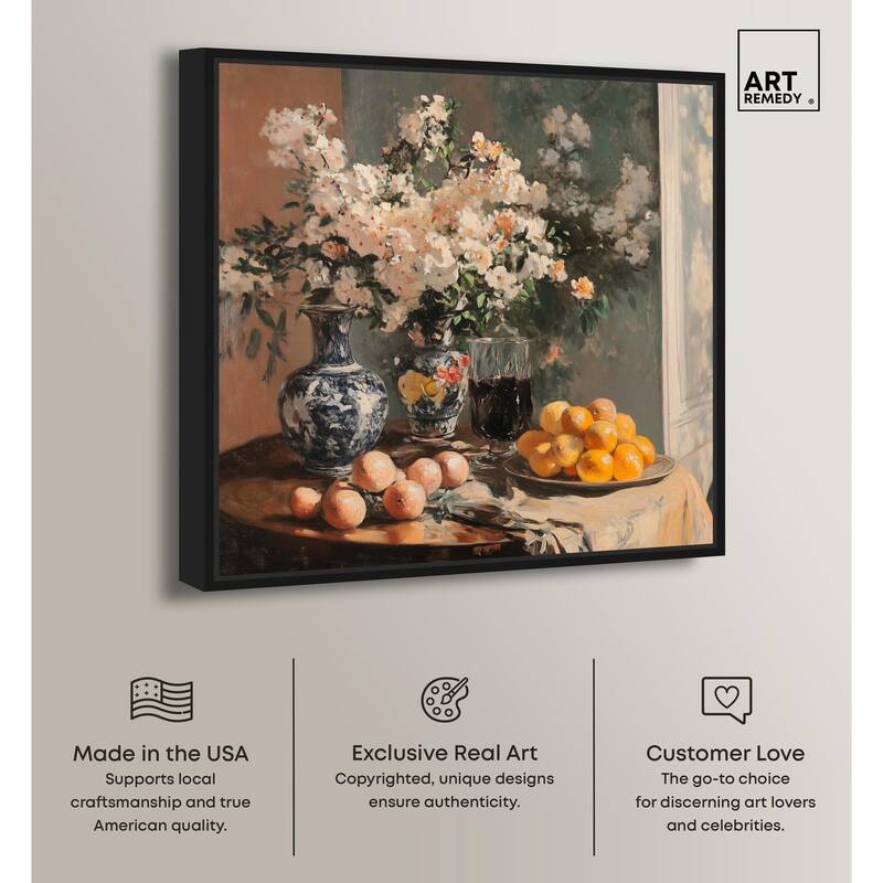 Afternoon Still Life Canvas by Art Remedy