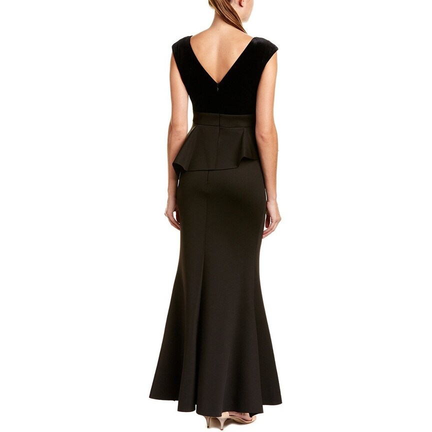 asymmetrical peplum dress