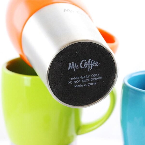 Abu Garcia TRAVEL COFFEE MUG 3色セット Mr. Coffee Traverse 3 Piece 16 Ounce Stainless Steel and