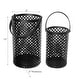 preview thumbnail 3 of 1, Metal Cutout Moroccan Lantern Set Of 2