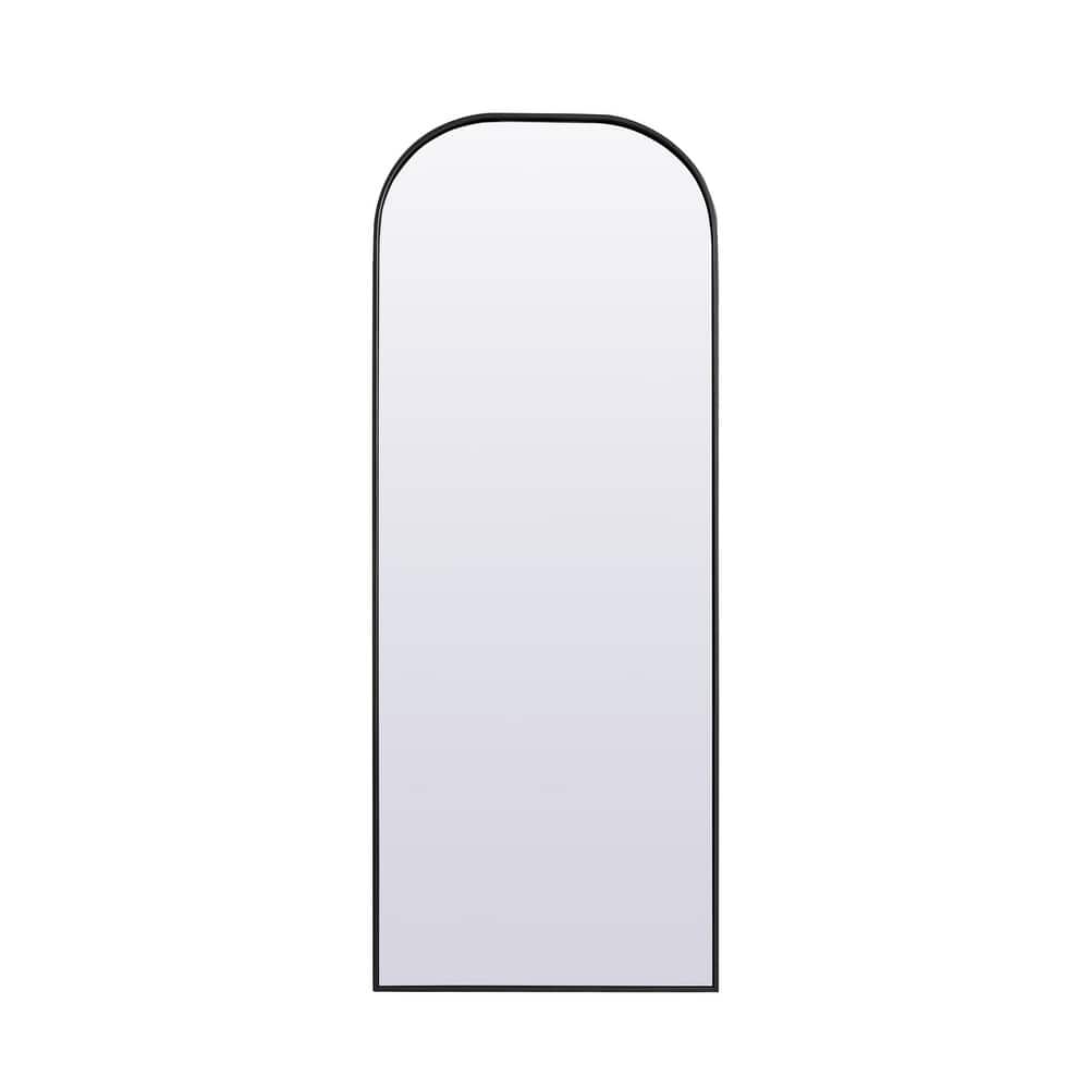 Indigo Home Metal Frame Arch Full Length Mirror 28x74 Inch
