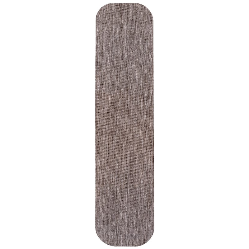 JONATHAN Y Miles Modern Minimalist Radius Corner Solid Indoor/Outdoor Shaped Area Rug