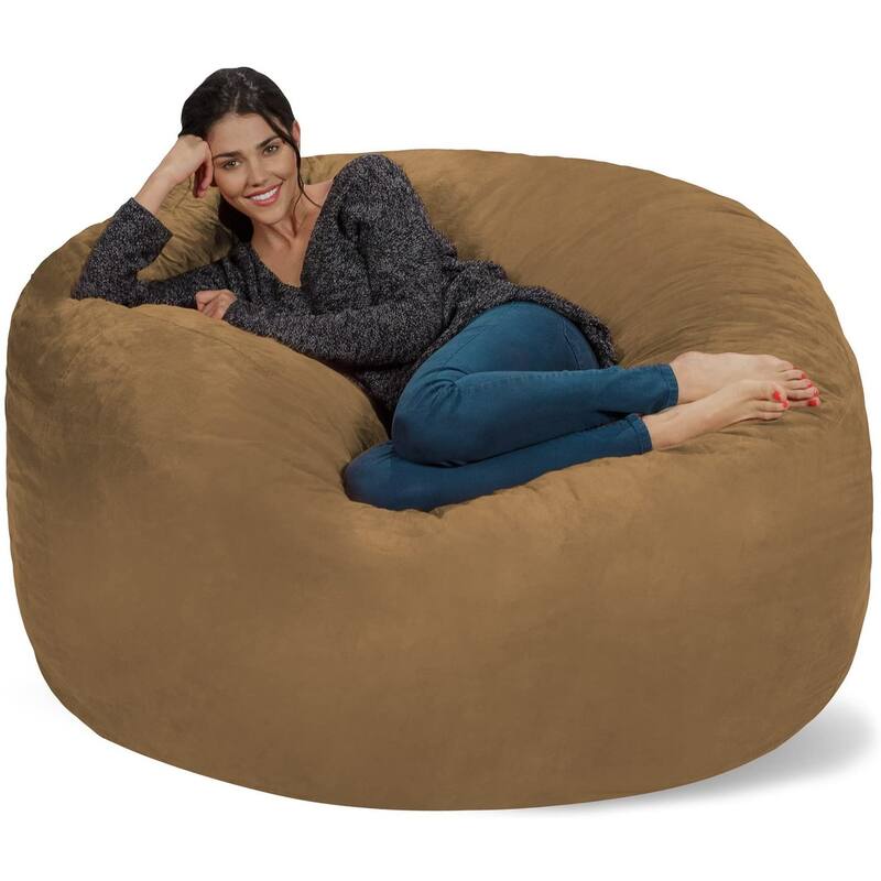 Bean Bag Chair 5-foot Memory Foam Removable Cover Bean Bags