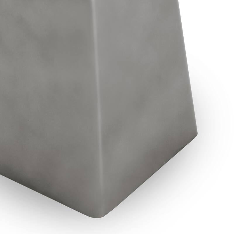 Classic Home Far Marble and Metal Square End Table
