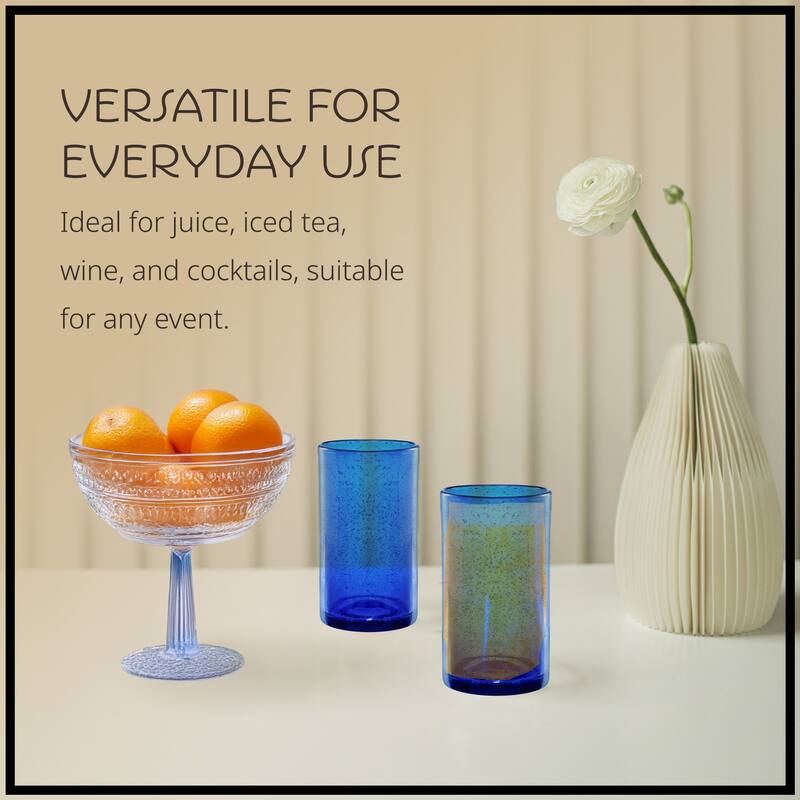 Artland Set of 4 Iris Highball Glass - 17 oz