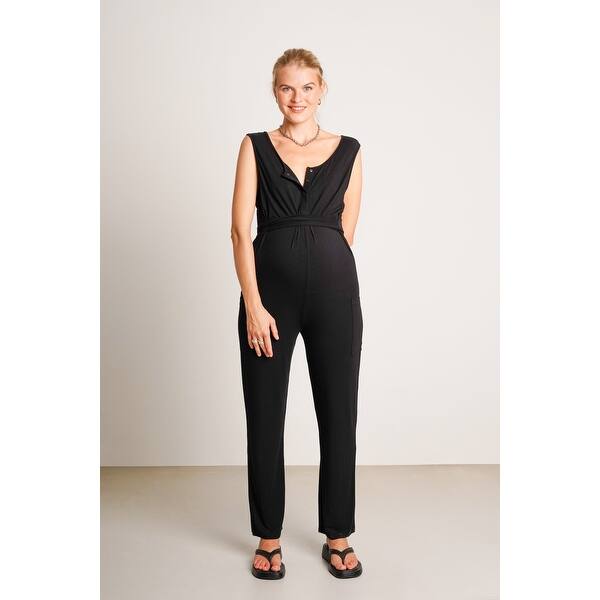 slide 2 of 4, Romy Utility jumpsuit Extra Large - Black