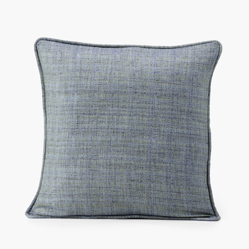 Exclusive Fabrics Yarn Dyed Designer Faux Raw Textured Silk Cushion Cover (Set of 2)
