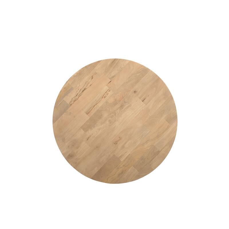 Milton Round Solid Wood Coffee Table