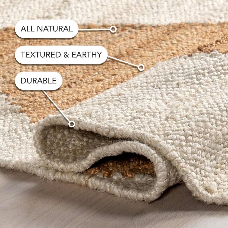 Nuloom Pandora Diamond Jute Area Rug
