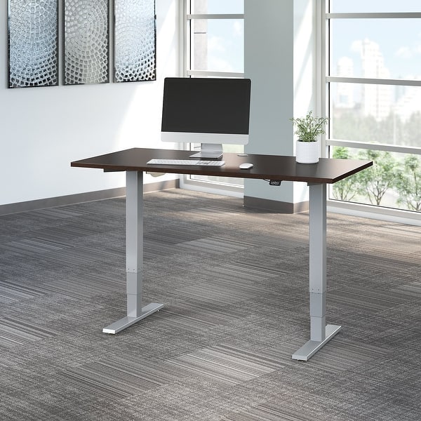 Move 40 60w X 30d Adjustable Standing Desk By Bush Business Furniture On Sale Overstock 30843686
