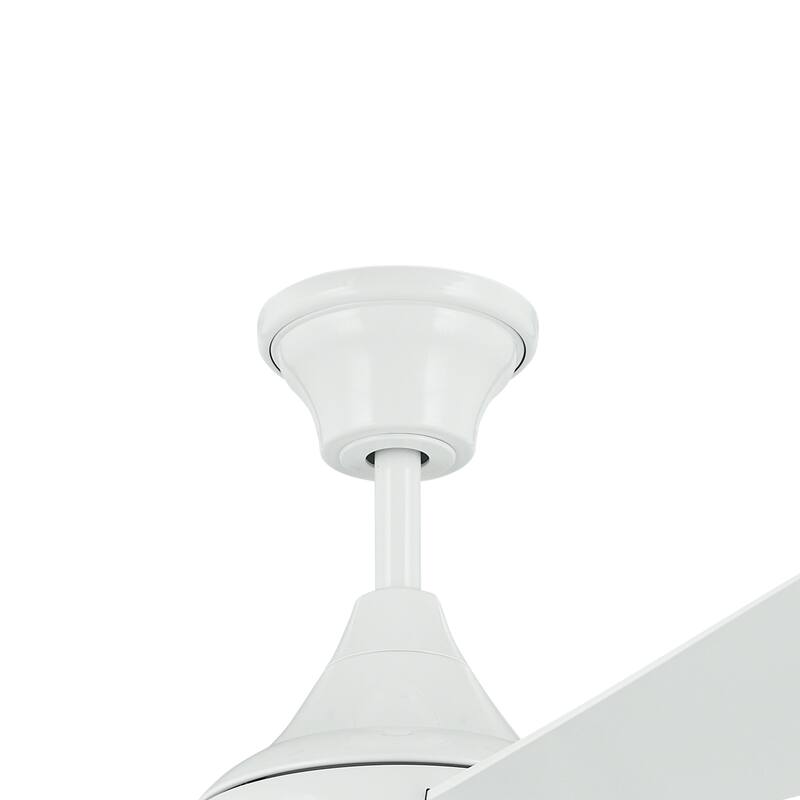 Kichler Lighting Ample 54 in. Integrated LED Indoor/Outdoor Dual Mount Ceiling Fan