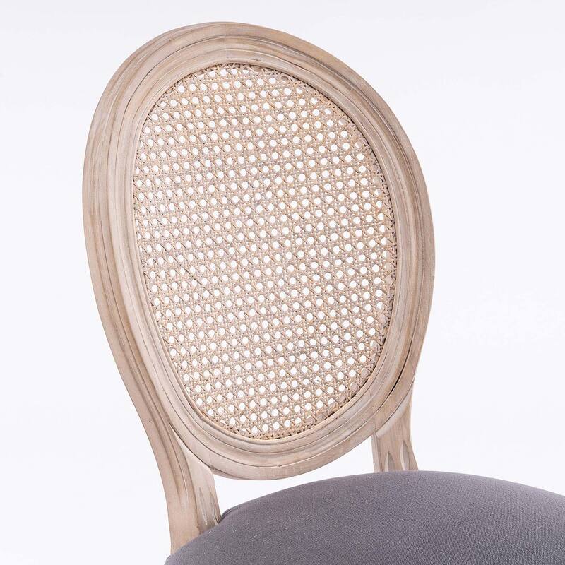 French Style Solid Wood Dining Chair Set of 2