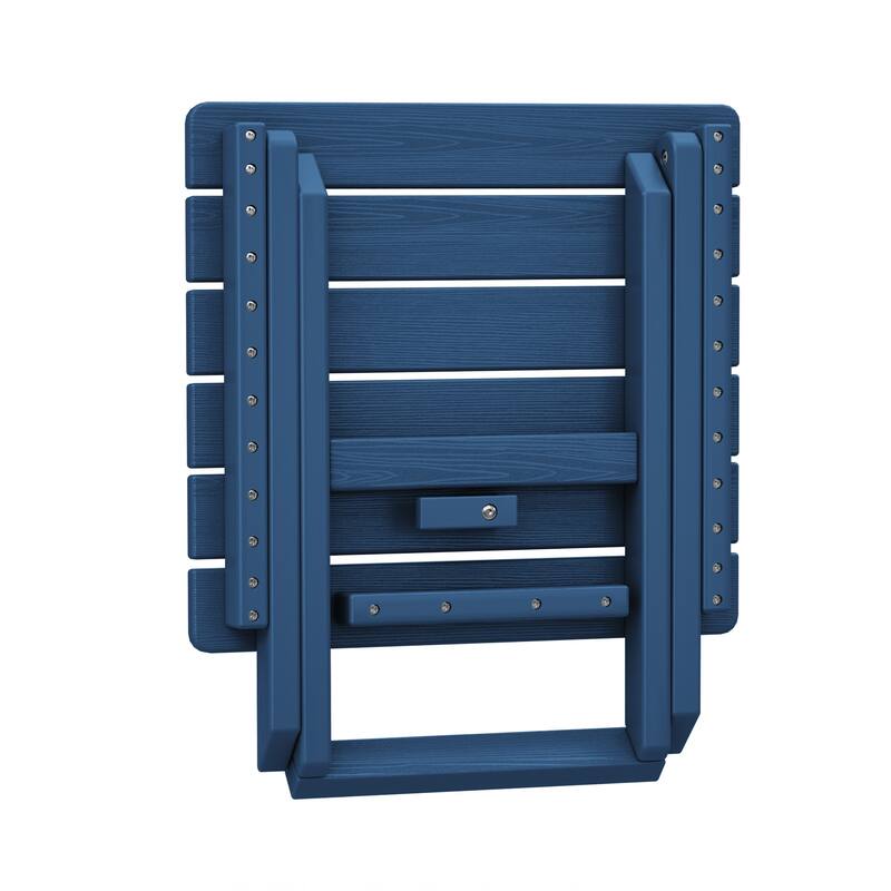 Outdoor Patio HDPE Foldable Side Table, Waterproof & Weather Resistant