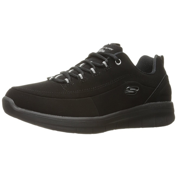 Skechers Womens 12364/BBK Low Top Lace Up Walking Shoes - 9.5