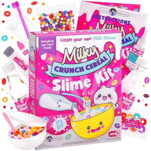 slide 2 of 8, Original Stationery Cereal Slime Kit