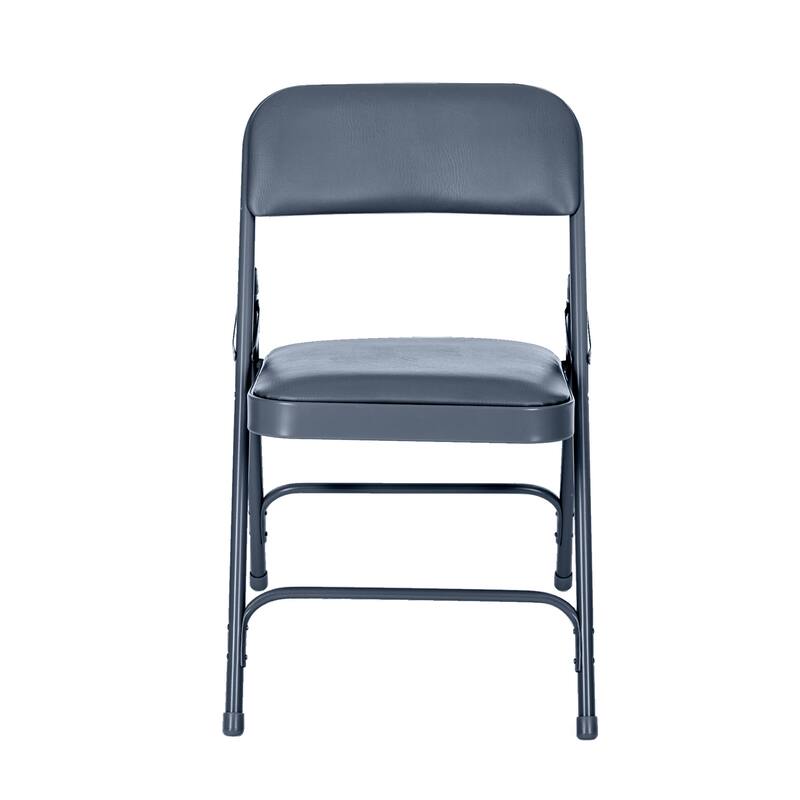4 Pack Hampden Furnishings Bernadine Collection Vinyl Padded Folding Chair