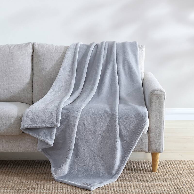 Eddie Bauer Ultra Plush Solid Lux Throw Blankets