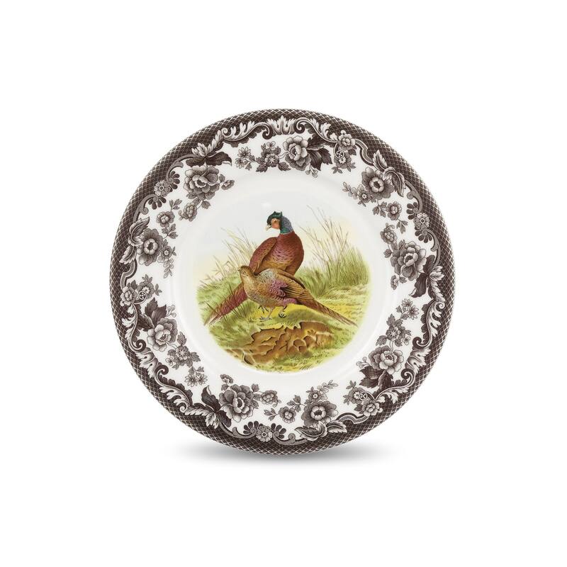 Spode Woodland Luncheon Duck Motif Plate - 9 Inch - Pheasant