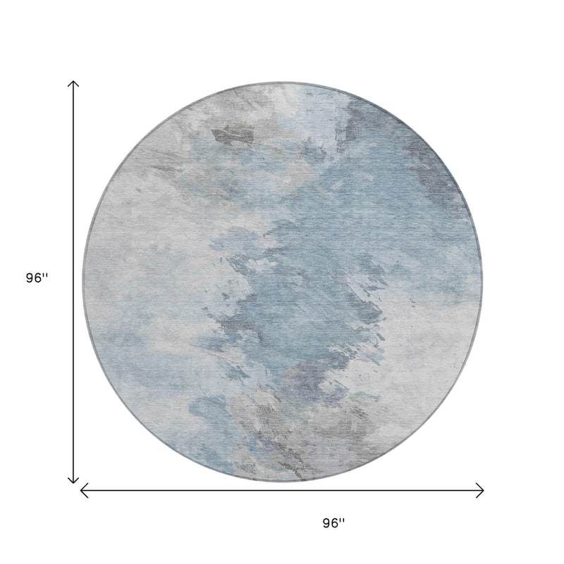 HomeRoots Abstract Transitional Rectangle Outdoor Rug
