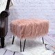 preview thumbnail 17 of 81, Mongolian Fauxfur Ottoman