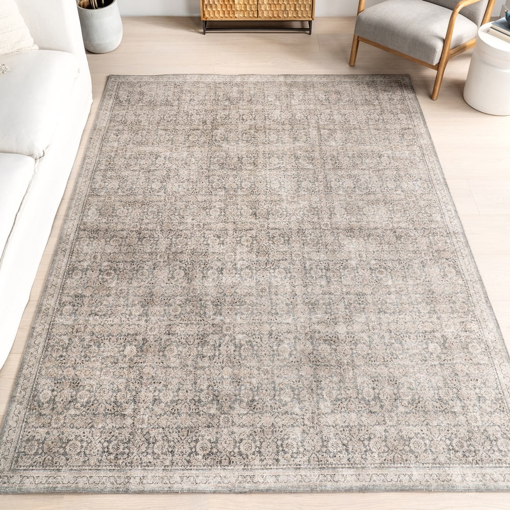 Nuloom Hillstone Collection Traditional Vintage Medallion Area Rug