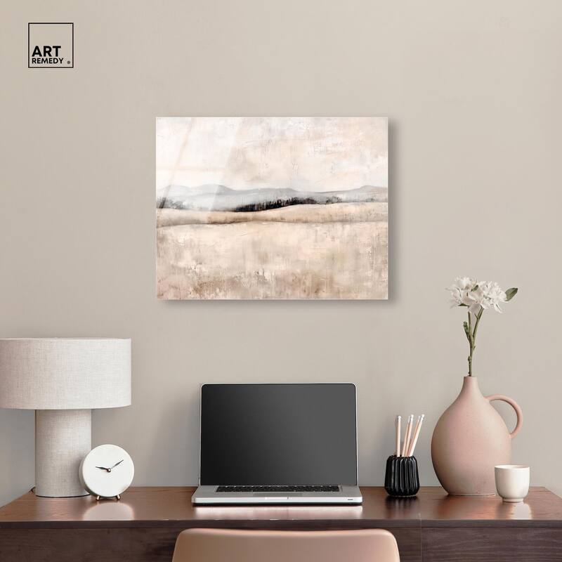 Distant Hills I Acrylic by Art Remedy, Ready to Hang