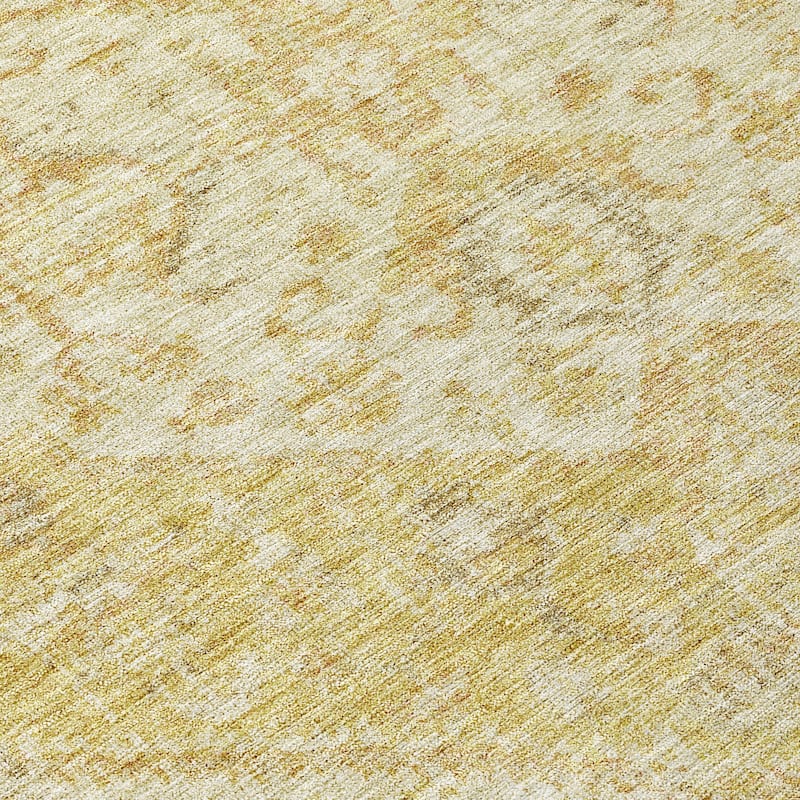 Machine Washable Indoor/ Outdoor Vintage Traditional Chantille Rug