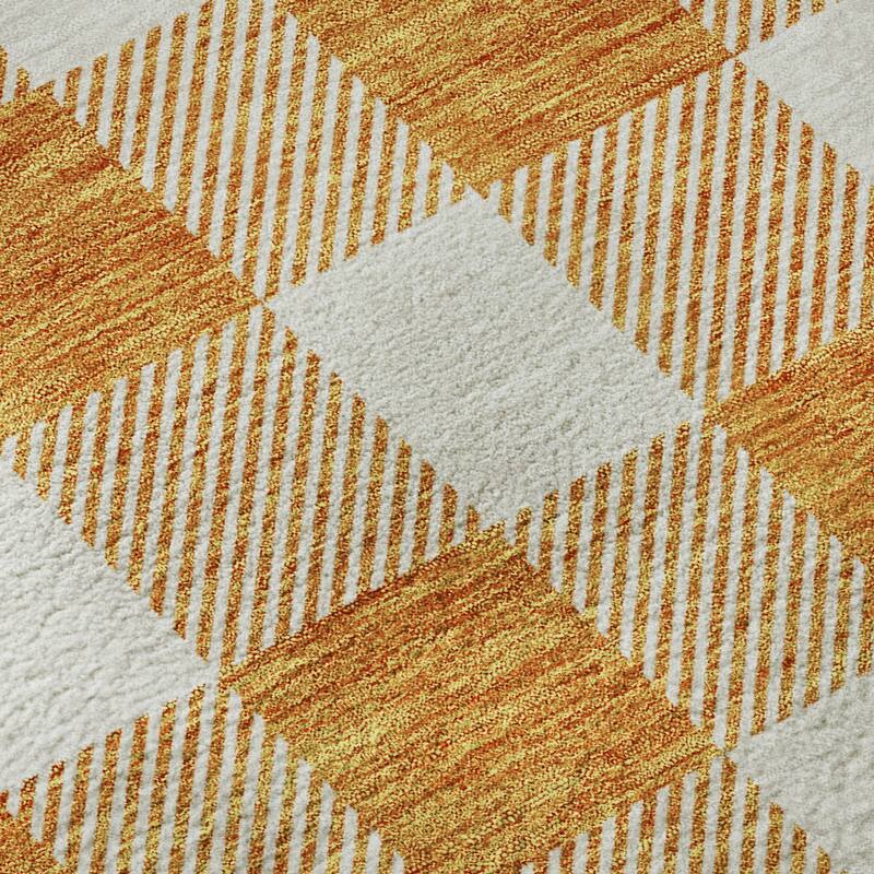 Premium Washable Super Soft Plaid Mayfield Rug