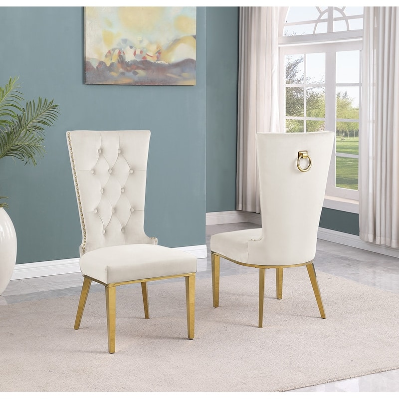 Best Quality Furniture D221/2-SC330-7 Dining Set with 12mm Tempered Glass