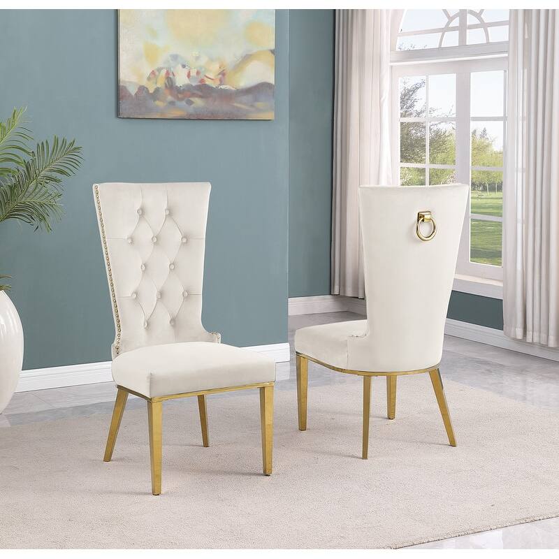 Best Quality Furniture D402/3-SC330-7 Dining Set with 94" 15mm Glass with Bevel