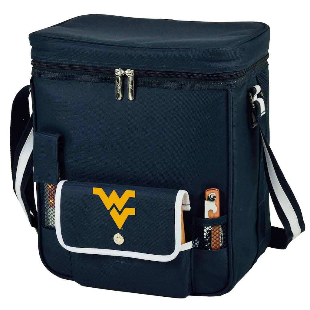 West Virgina Mountaineers Wine and Cheese Picnic Cooler
