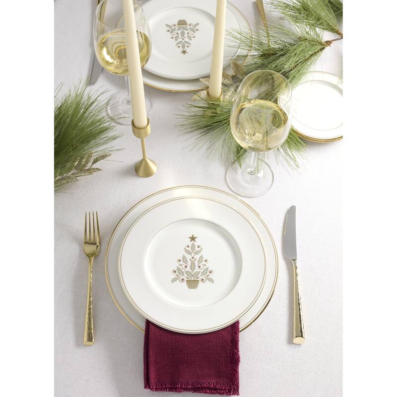 Lenox Federal Gold Tree Accent Plates, Set of 4