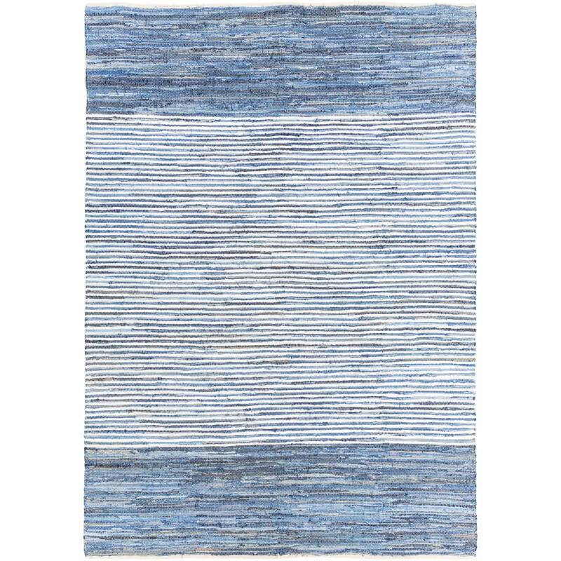 Livabliss Casual Denim Abstract Area Rug