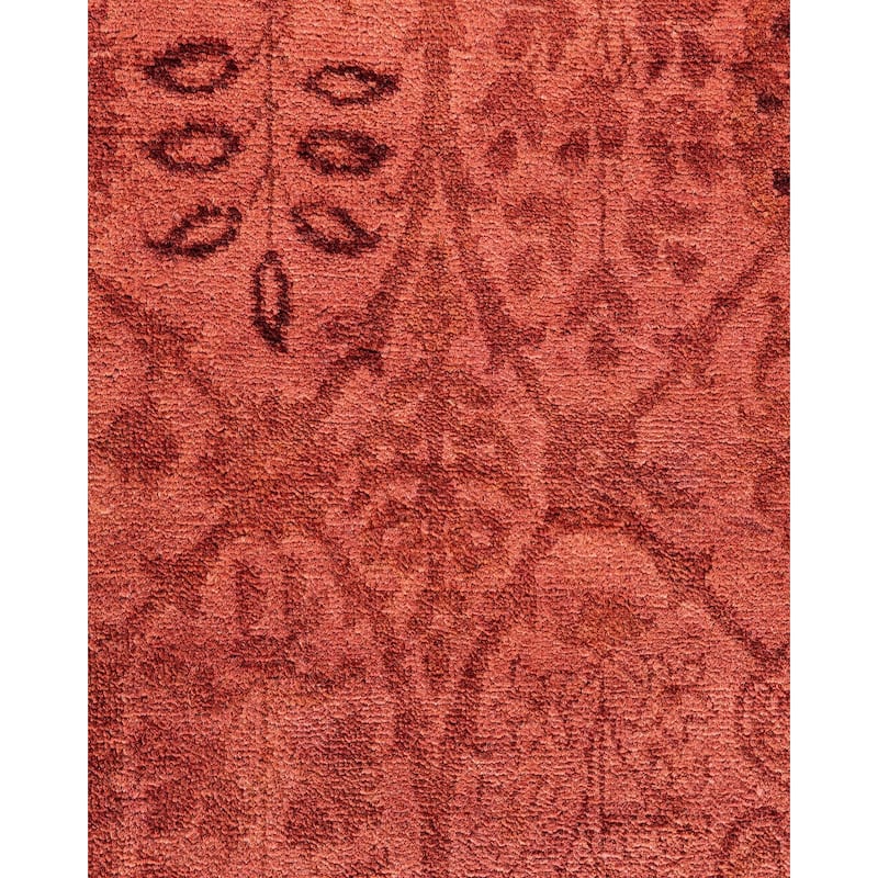 Vibrance, One-of-a-Kind Hand-Knotted Area Rug - Pink, 6' 0" x 9' 6" - 6' 0" x 9' 6"