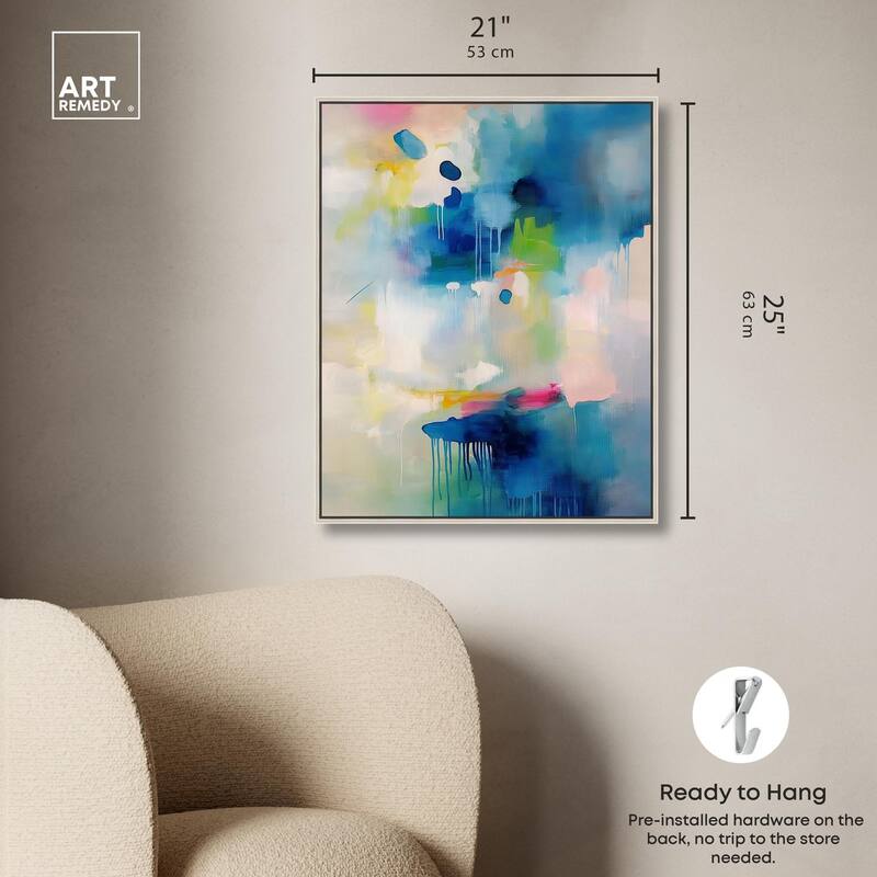 Prismatic Weeps Color I Canvas by Art Remedy